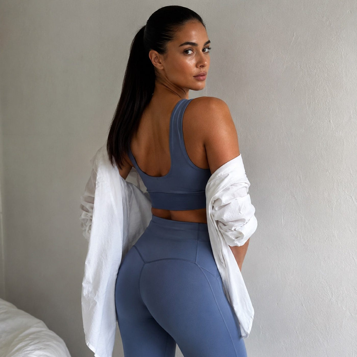 Crondall high-waist legging, Cycle Shorts and Leggings — on the model.
