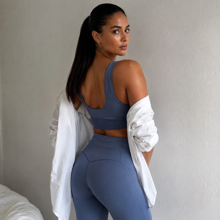 Crondall high-waist legging, Cycle Shorts and Leggings — on the model.