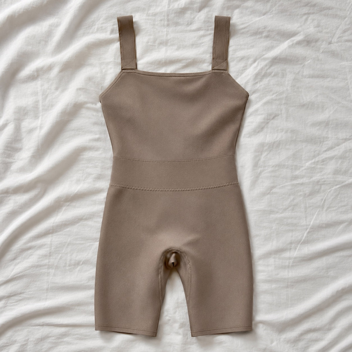 Frensham longline cycle short, Cycle Shorts and Leggings — front view, photographed flat.