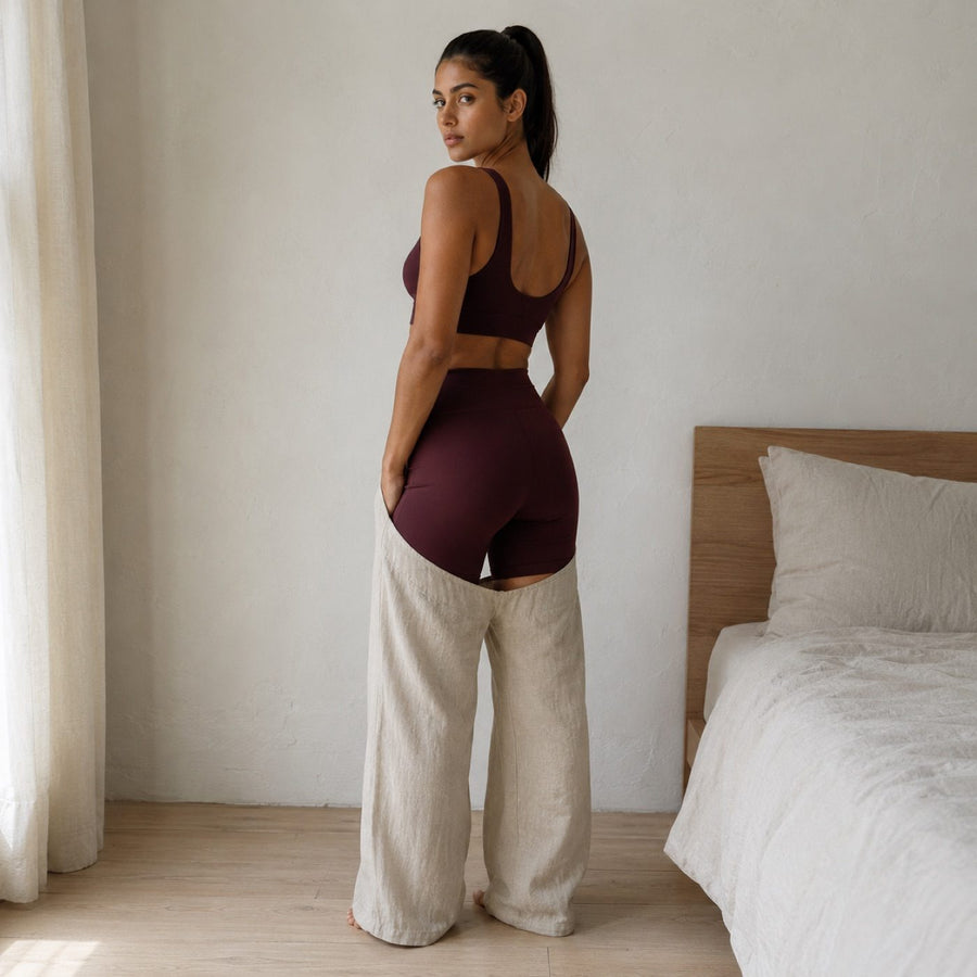 Badshot longline cycle short, Cycle Shorts and Leggings — on the model.