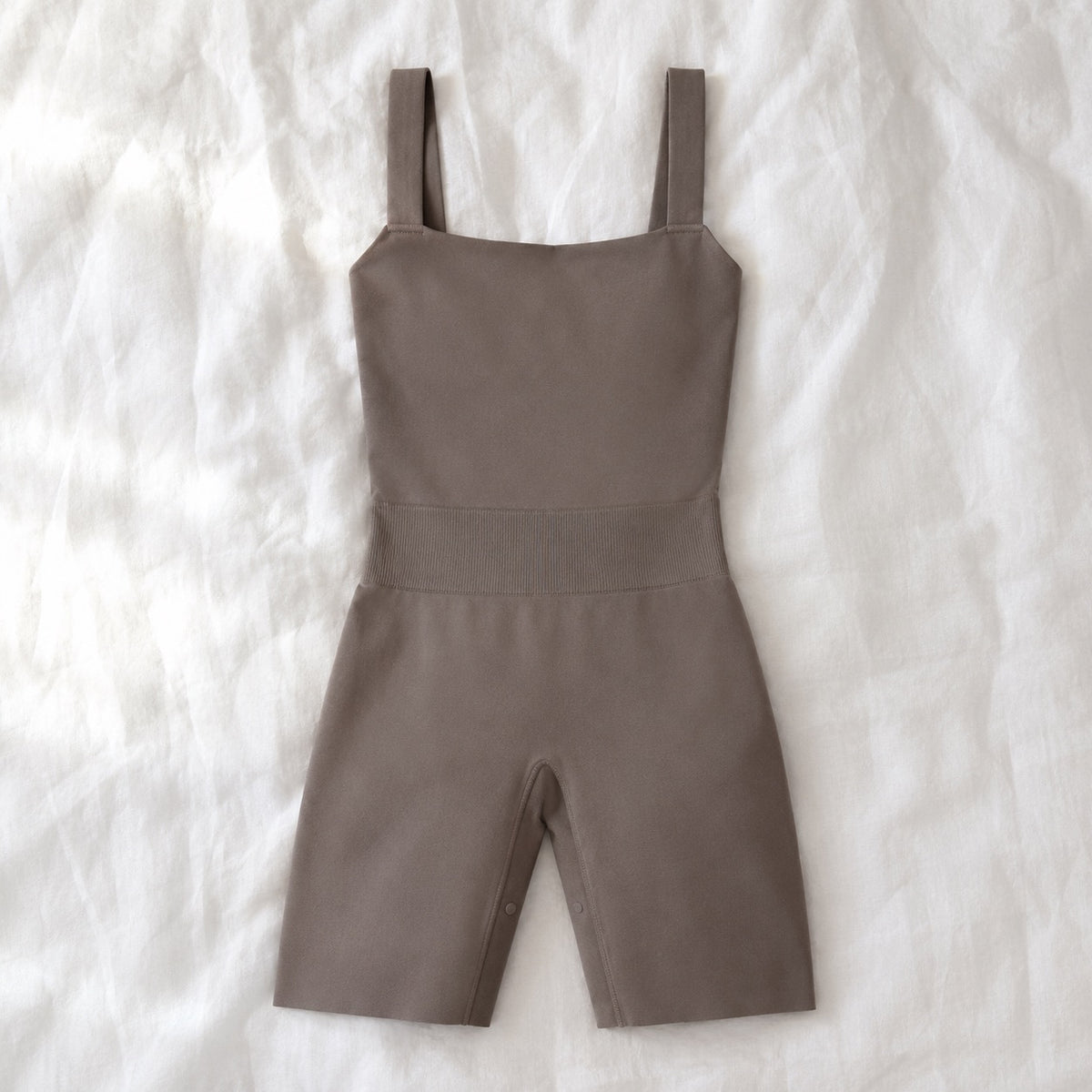 Moor Park longline cycle short, Cycle Shorts and Leggings — front view, photographed flat.