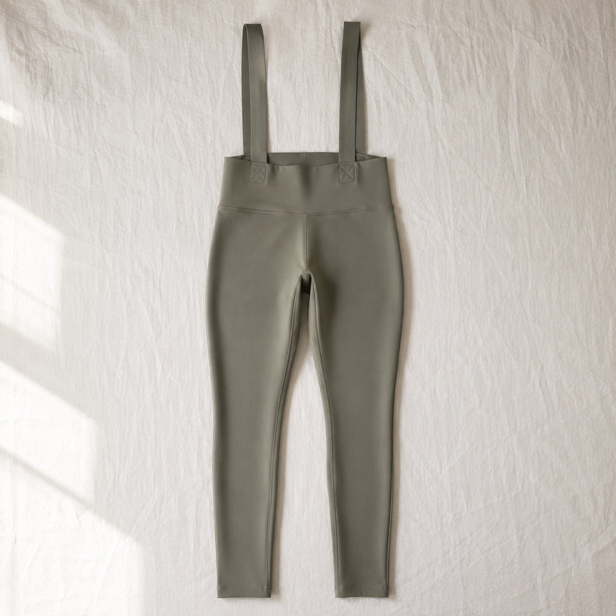 Bourne high-waist legging, Cycle Shorts and Leggings — front view, photographed flat.