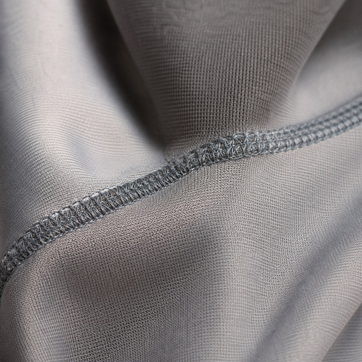 Crondall high-neck long-sleeve base layer, Long-Sleeve Base Layers — close-up of the cloth and stitching.