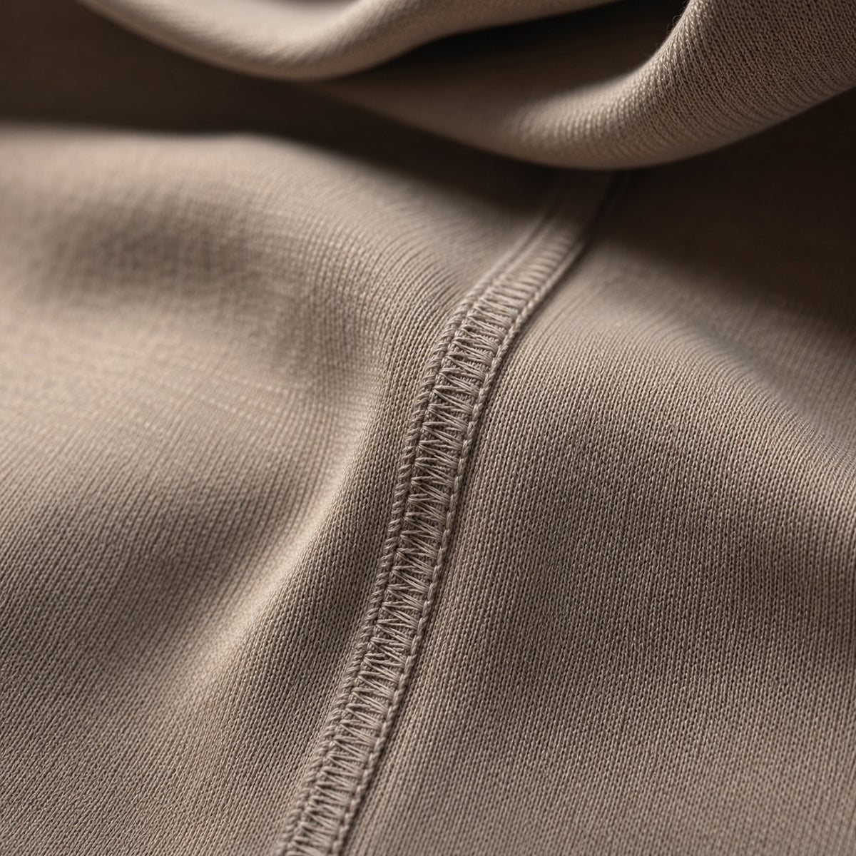 Tilford high-neck long-sleeve base layer, Long-Sleeve Base Layers — close-up of the cloth and stitching.
