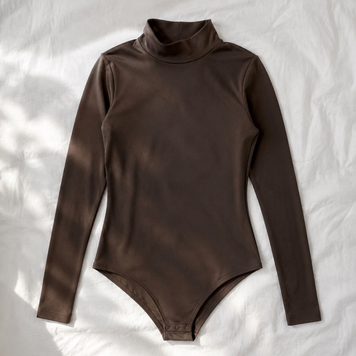 Rowledge high-neck long-sleeve base layer, Long-Sleeve Base Layers — front view, photographed flat.