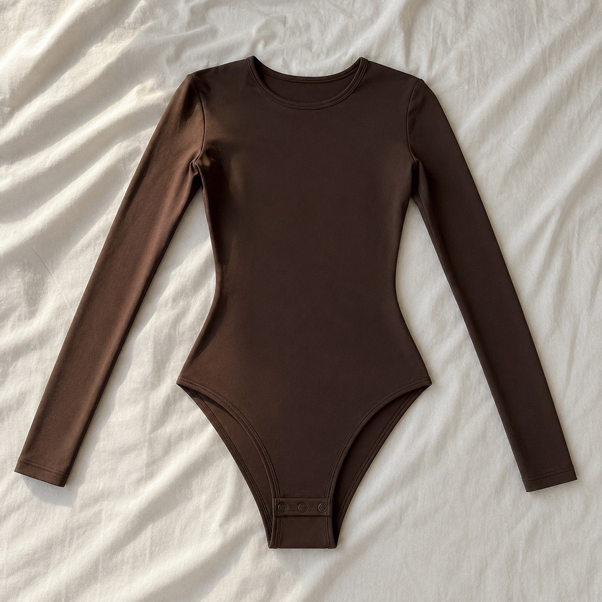 Weydon long-sleeve base layer bodysuit, Long-Sleeve Base Layers — front view, photographed flat.
