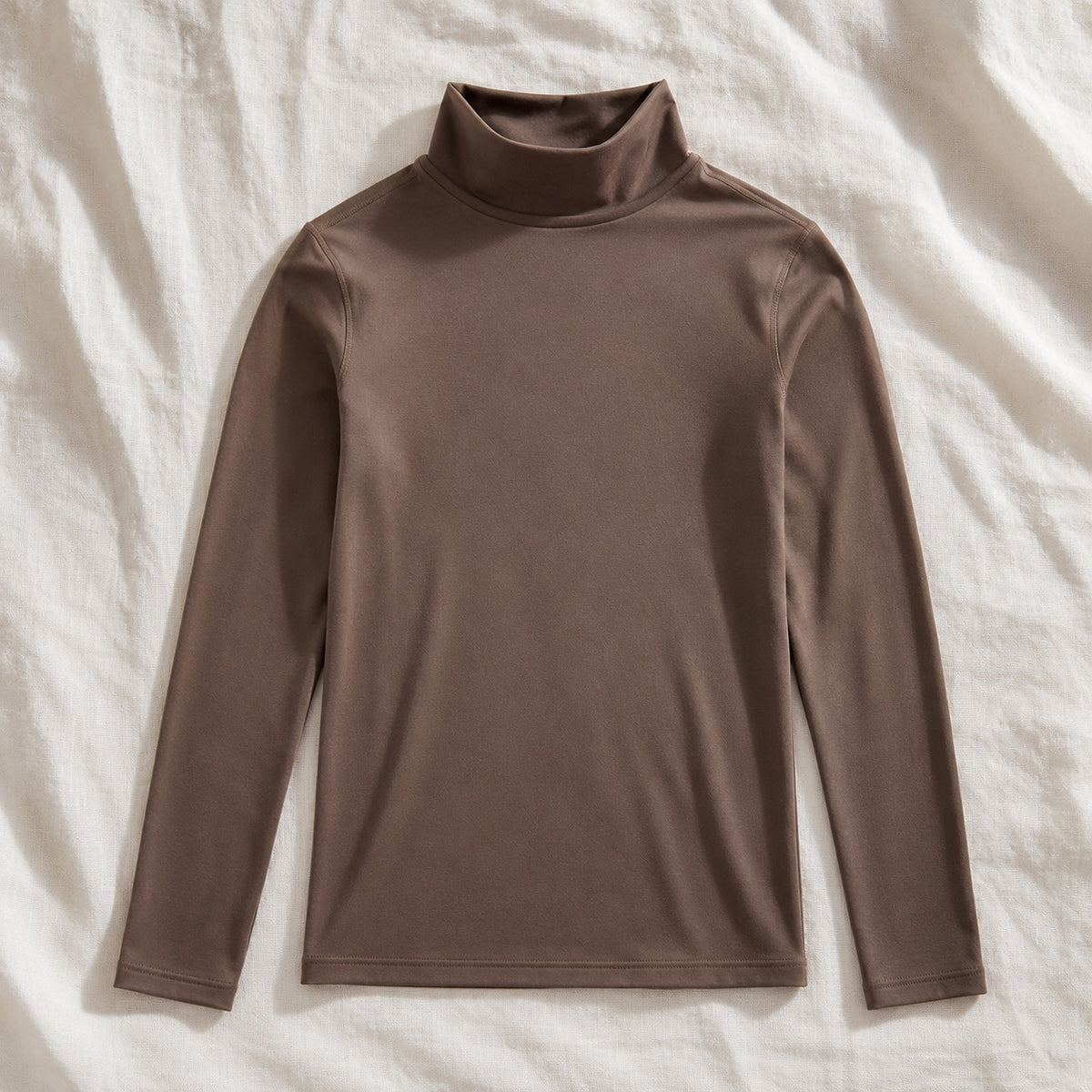 Bentley high-neck long-sleeve base layer, Long-Sleeve Base Layers — front view, photographed flat.