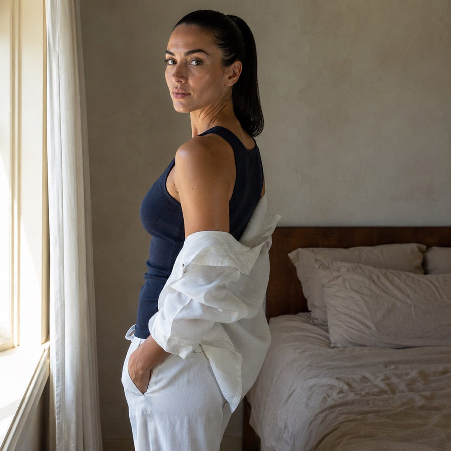 Weydon ribbed body tank, Rib Body Layers — on the model.