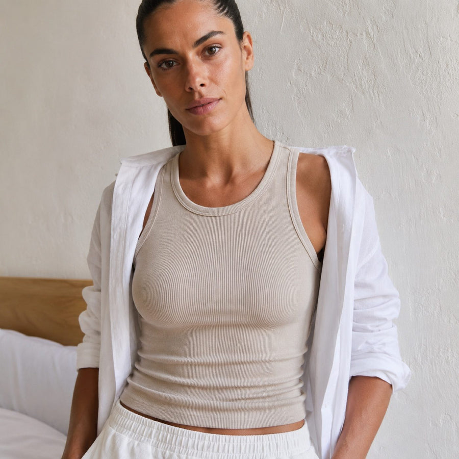 Farnham ribbed body tank, Rib Body Layers — on the model.