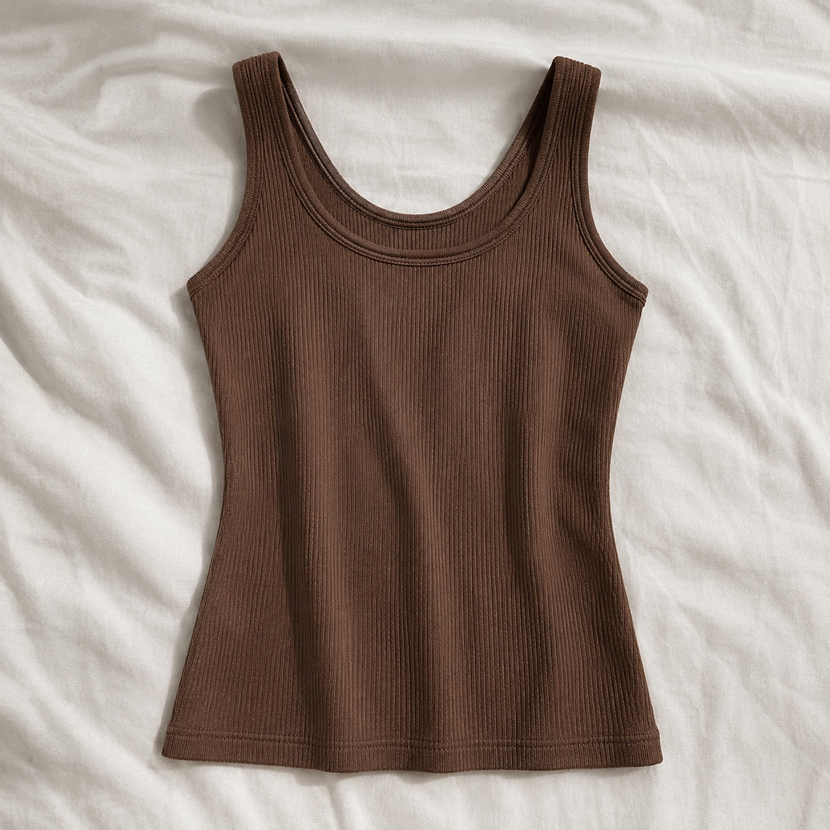 Wrecclesham ribbed body tank, Rib Body Layers — front view, photographed flat.