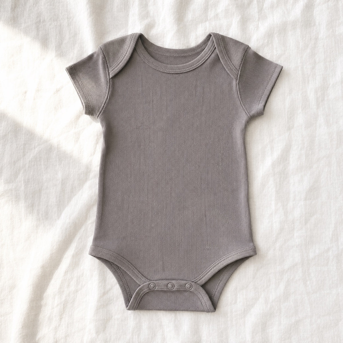 Crondall ribbed cap-sleeve top, Rib Body Layers — front view, photographed flat.