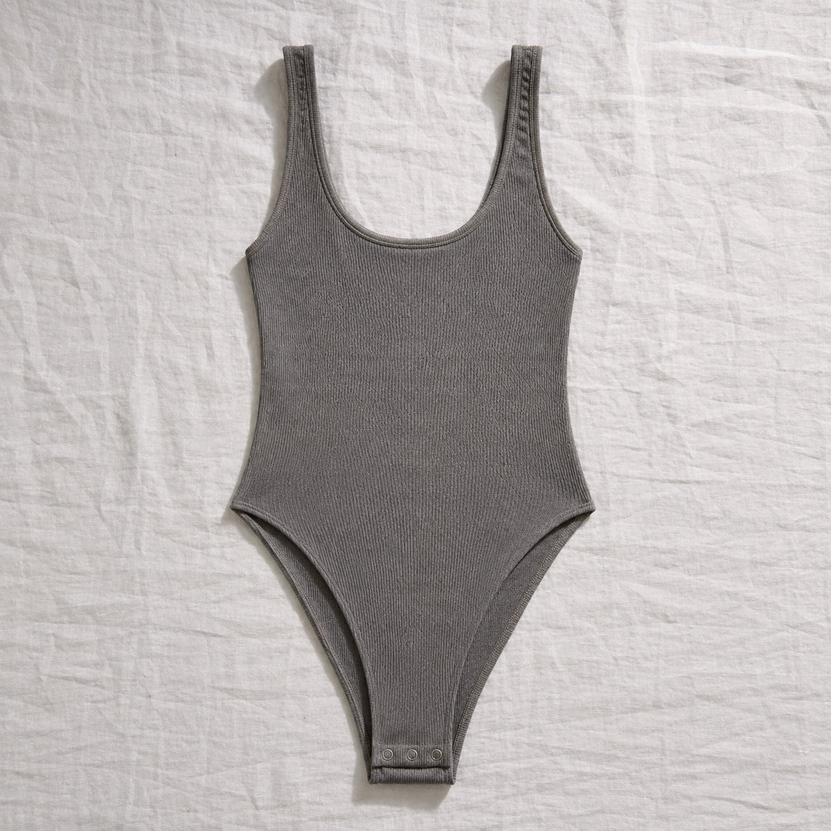 Elstead seamless sleeveless bodysuit, Seamless Layers — front view, photographed flat.