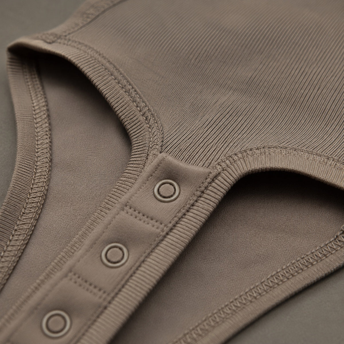 Seale seamless sleeveless bodysuit, Seamless Layers — close-up of the cloth and stitching.