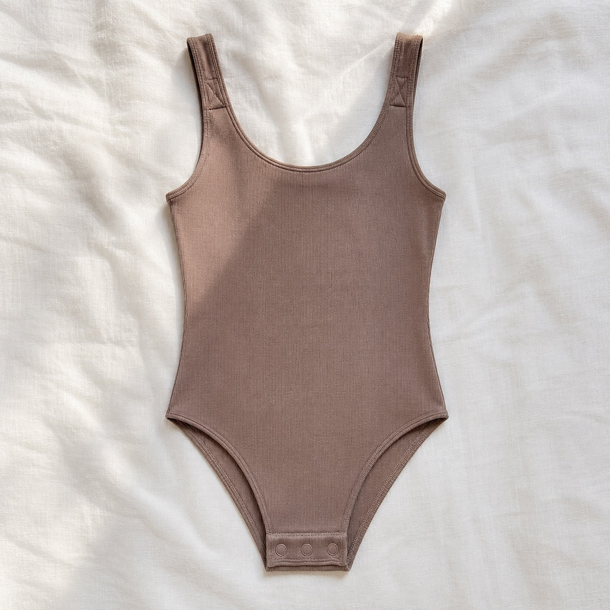 Runfold seamless sleeveless bodysuit, Seamless Layers — front view, photographed flat.