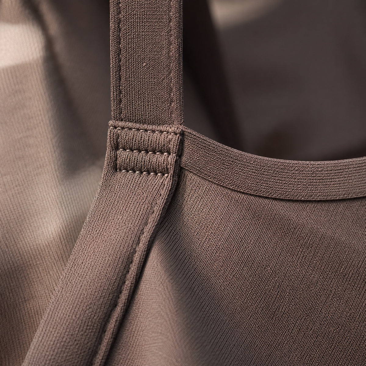 Churt square-neck sculpt tank, Sculpt Tanks — close-up of the cloth and stitching.